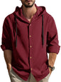 Noble Monk MenS Regular Fit Shirt (Sh_Cap_Wine Reed
