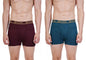 PRAKASAM COTTON -Marlow Mens 100% Pure Combed Cotton Outer Elastic Pocket Trunks (Pack of 2)