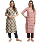 Tee Projekt Crepe Printed Kurta & Pant Set For Women Ethnic Wear Casual Wear Kurta Set