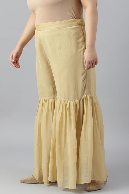 W Chiffon Strechable Sharara For Women | Chiffon Sharara For Women | W For Woman