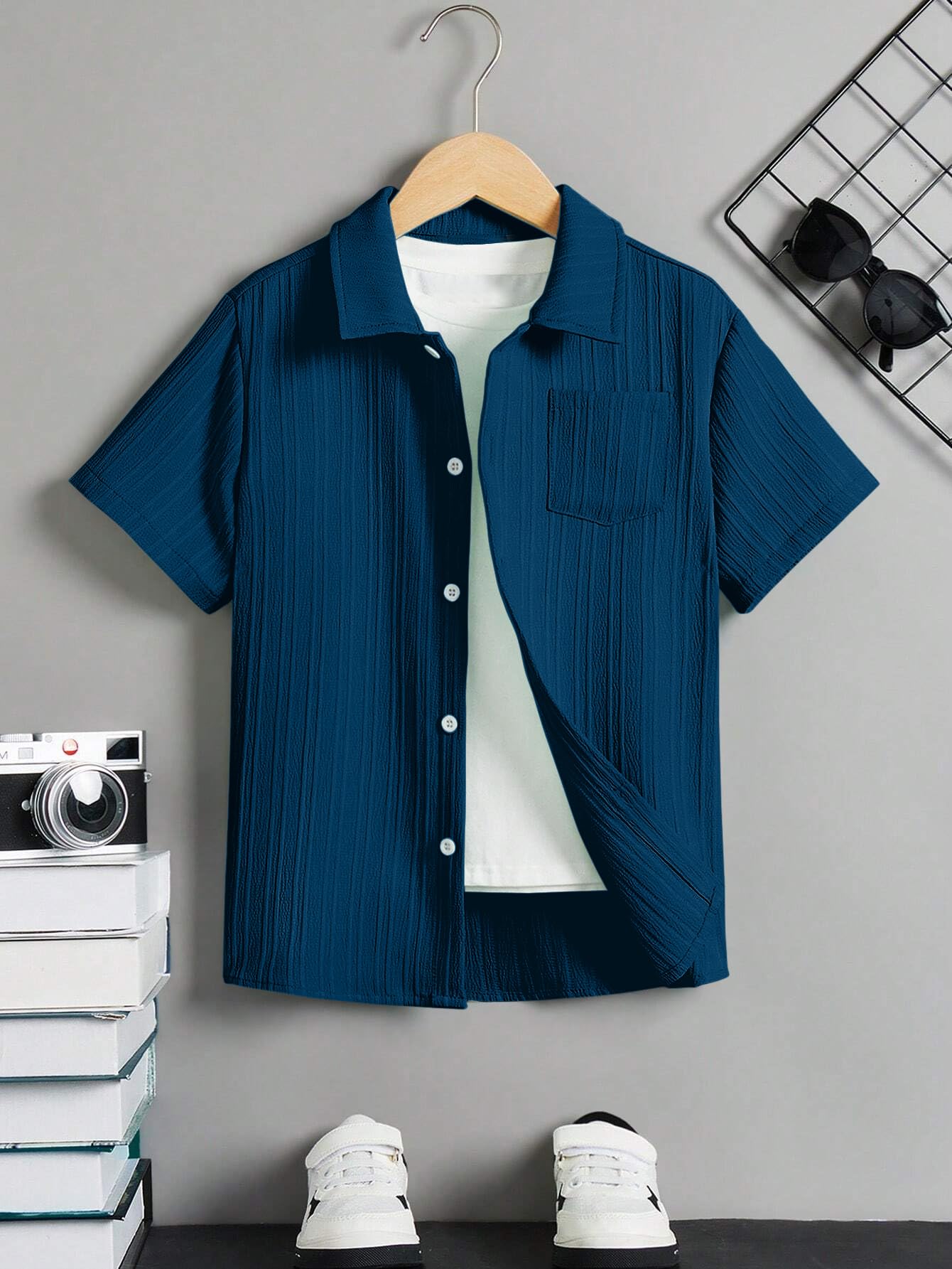 TAGAS Boys Regular Fit Shirt (BS-2033(Combo)_Mint-RAMA