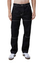 Kotty MenS Regular Mid Rise Black Jeans