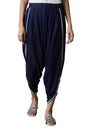 W Pure Cotton Strechable Draped Pants for Women | Pure Cotton Draped Pants for Women | Trousers for Women | W for Woman