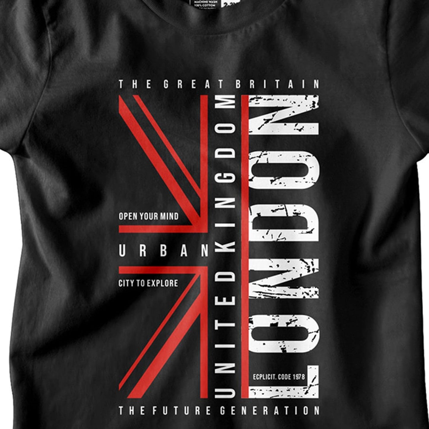 Bon Organik Boys Regular Fit T-Shirt (BON12201_Black
