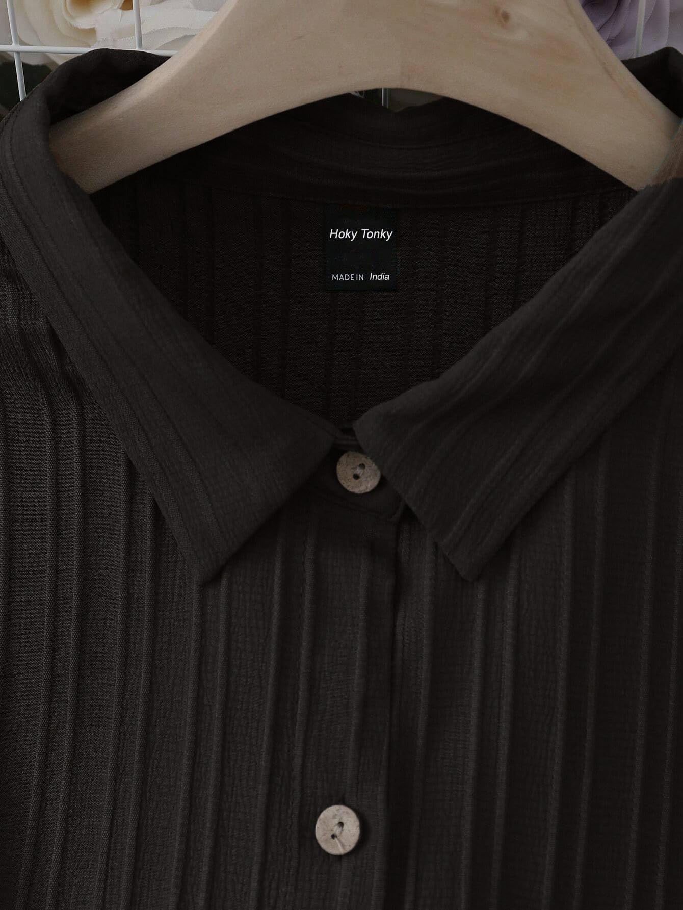 Sheetal Associates Polyester Solid Button Front Shirt Dress For Women || Roll Tab Sleeve & Collared Neck Flared Dress || Office