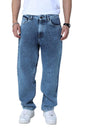 Hubberholme Men Blue Cotton Tapered Fit Mid-Rise Jeans