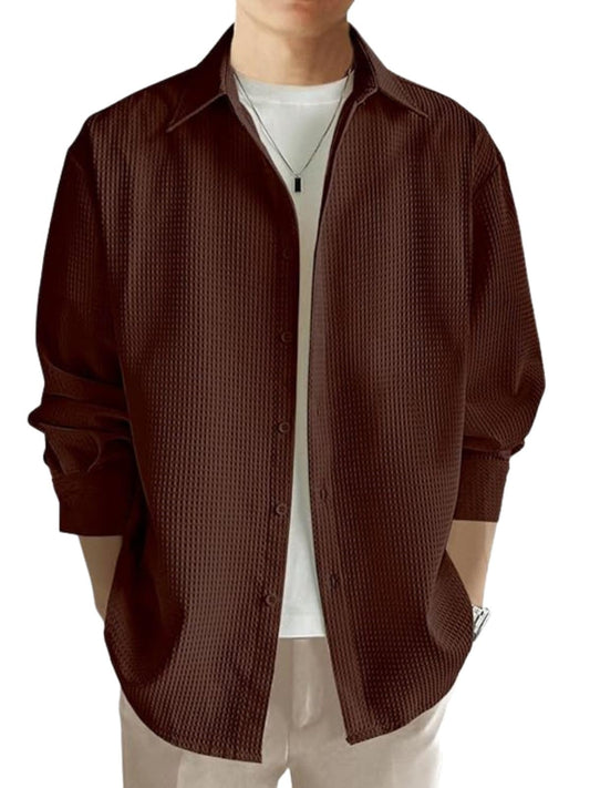 Leriya Fashion WomenS Regular Fit Shirt (Lf-Ms-6134_Brown