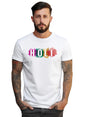 Peppyzone Mens Premium Cotton Happy Holi Printed Tshirt for Men Stylish - Trending T Shirts for Men | T-Shirt for Man | T Shirt