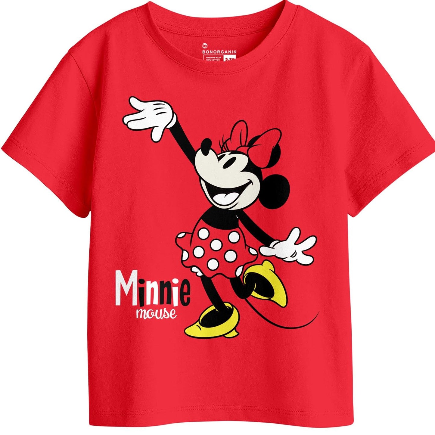 Bon Organik Girls Regular Fit T-Shirt (BON11429_Multi