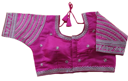 Vihu Fashion WomenS Blouse Readymade Blouse Embroidery Multi Coding Gold Thread Indian Ethnic Designer Stitched WomenS Readyma