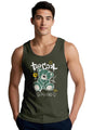 Peppyzone Mens Regular Fit Vest (TT-Teddy1620_Olive2