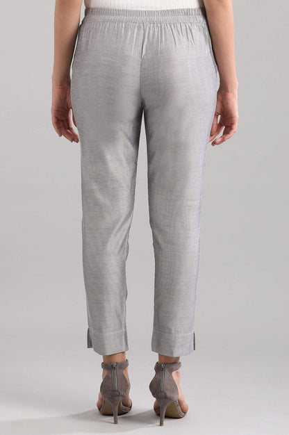 Aurelia Womens Multi-Color Solid Regular Trousers