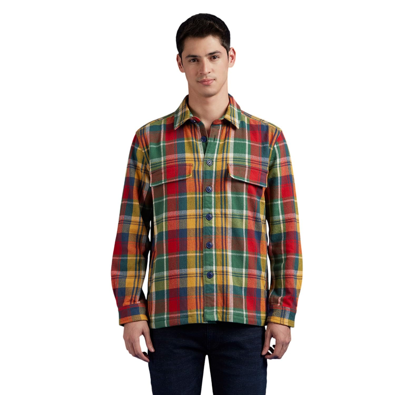 Pepe Jeans Men'S Oversized Fit Shirt (Pm308894_Red