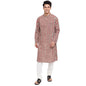 Fabindia Men Comfort Fit Long Kurta Cotton_Xs Multicolour