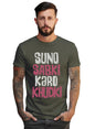 Peppyzone Mens Regular Fit T-Shirt (RT-Trendy 51-55_Olive