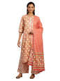 Libas WomenS Pure Cotton Kurta Sets (34797_Peach