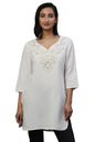 Aurelia Women's Embroide Rayon Straight Kurti