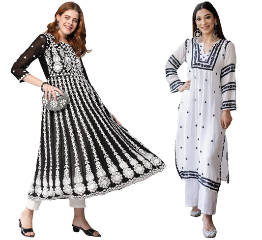 ANNI DESIGNER Women Kurti Combo Pack of 2