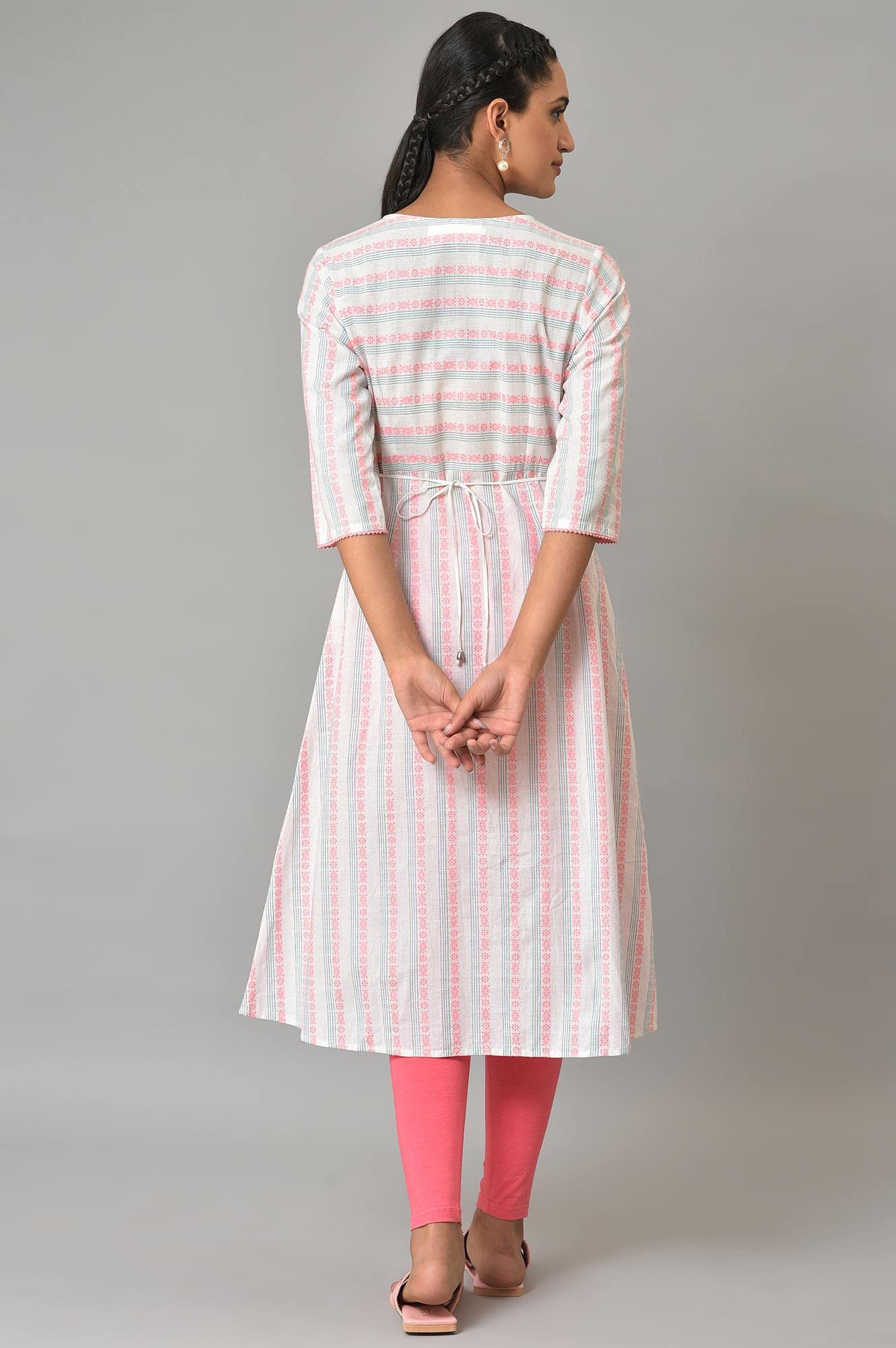 Aurelia Dyed Cotton V Neck Women's Kurta