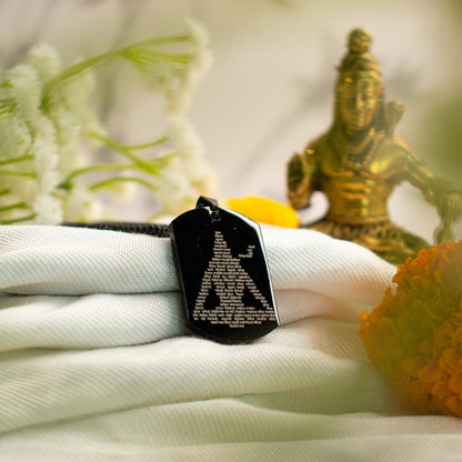 Astrotalk Shiv Ji Kavach Pendant | 108 Names of Shiva & 12 Jyotirlingas Engraved | Spiritual Protection | Gift for Men & Women