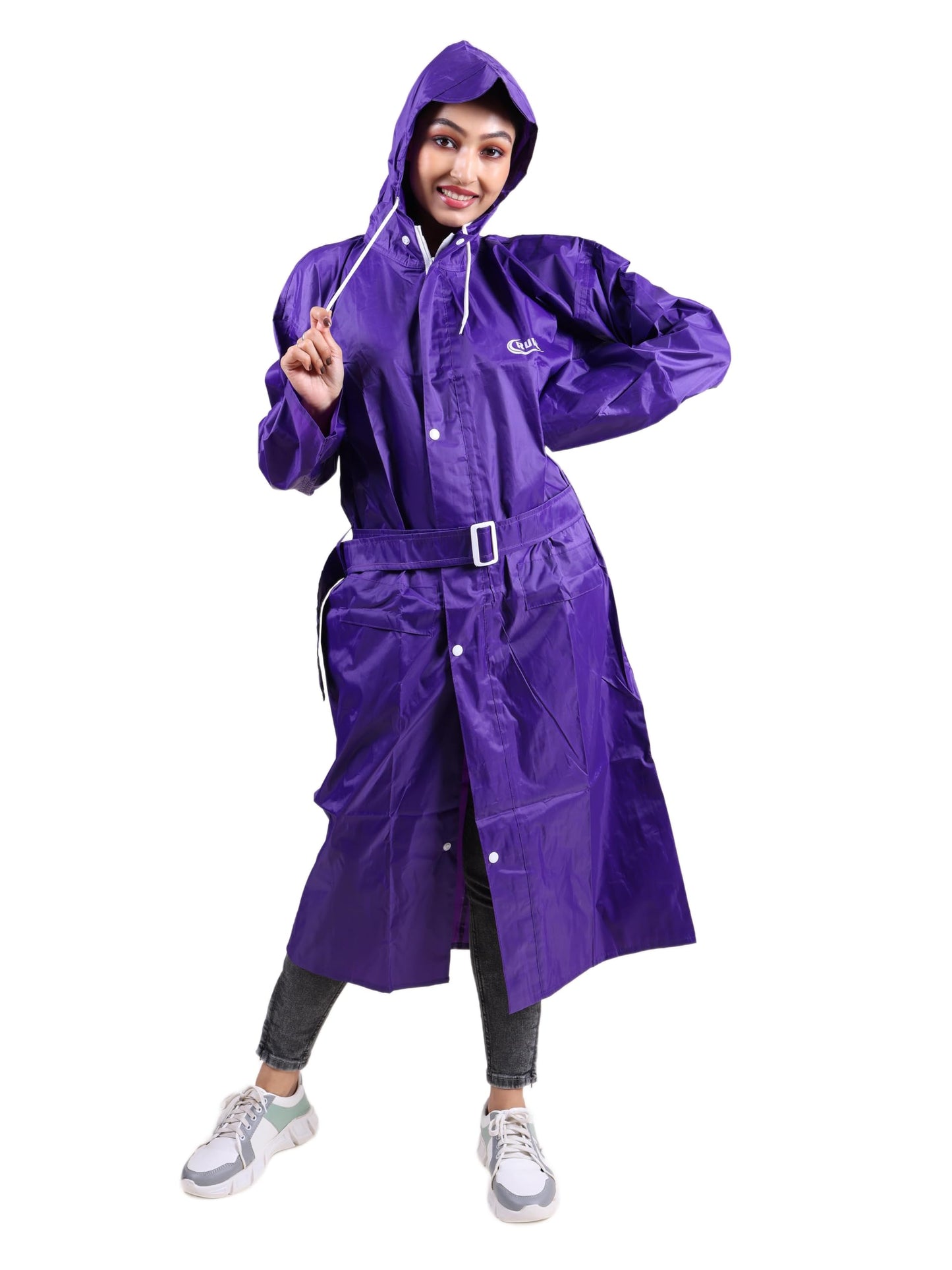 RUPA Womens Maxi Coat (WC01_Purple