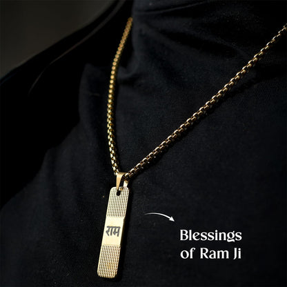 Astrotalk Gold Plated Shree Ram Kavach | Divine Protection & Strength | 108 Hours Energized by Top Astrologers | Engraved Shree Ram Pendant