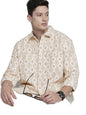 The Indian Garage Co Mens Relaxed Fit Geometric Print Sweater
