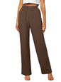 Toplot WomenS High-Waisted Trousers | Tailored Wide-Leg Pants | Casual & Formal Wear | Chic And Elegant Look (Women-Trouser-5230