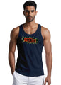 Peppyzone Mens Printed Regular Fit Vest (TT-ArmyP-1092_Navy Blue4