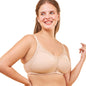 Enamor AB75 M-Frame JIggle Control Full Support Supima Cotton Bra - Non-Padded, Wirefree & Full Coverage