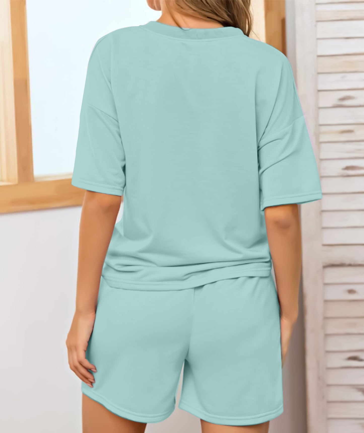 SHODOX Womens Cotton Blend Printed Tshirt and Shorts Co-ords Set (Pack of 1)