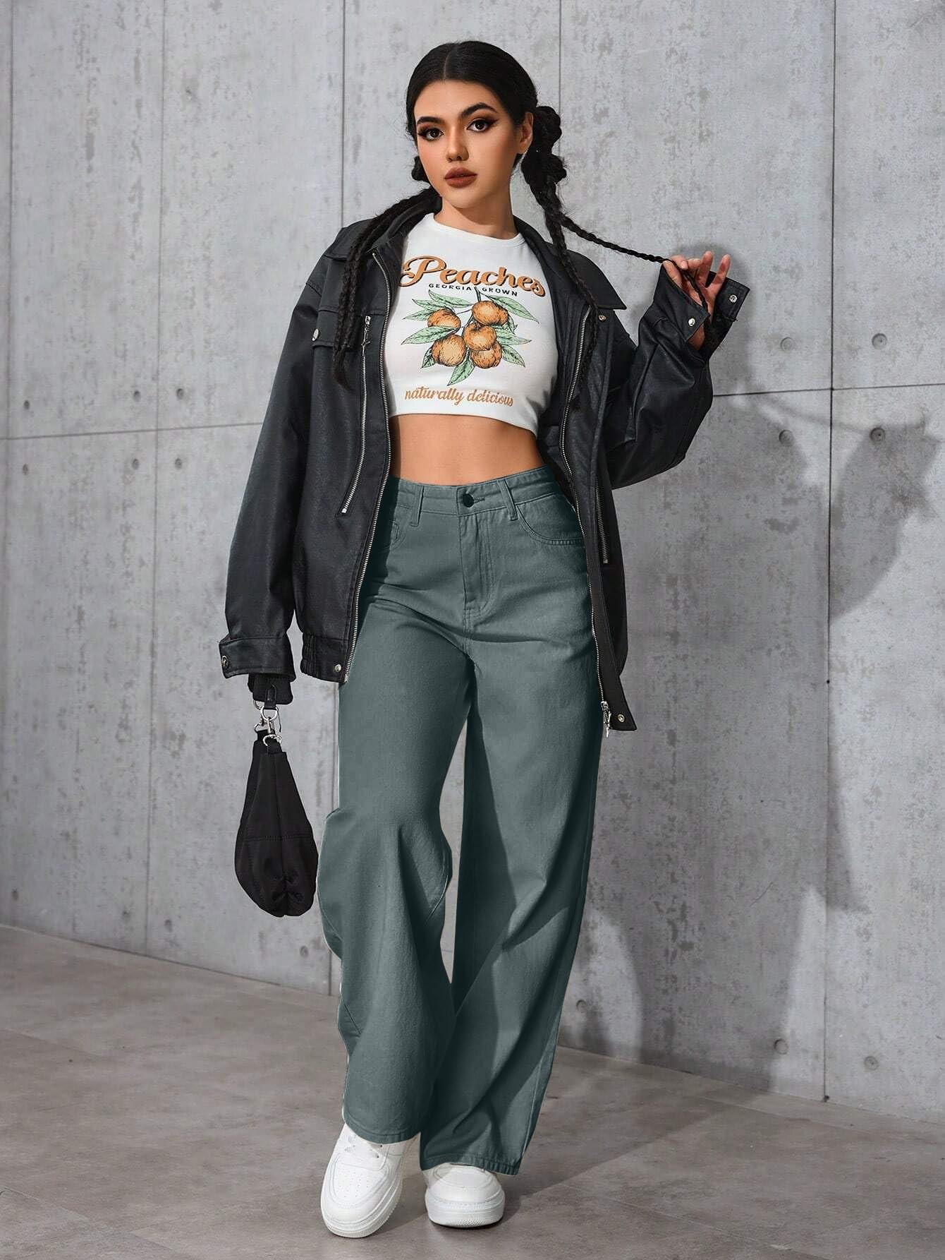 Tagas Womens Jeans || Womens Pant ||Cargo ||Girls high Rise Pant||(WDJ-8) Green