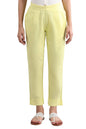 Aurelia Womens Slim Fit Pants (20FEA60015-601414_Yellow_X-Large)