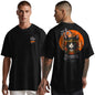 Peppyzone Mens Oversized Fit T-Shirt (PZ-OST-Trendy50_Black