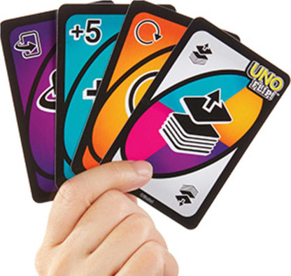 Mattel Games UNO FLIP! Card Game - 112 Cards, Multicolor, Medium Size, Model GDR44, Ideal for Ages 7 and Up