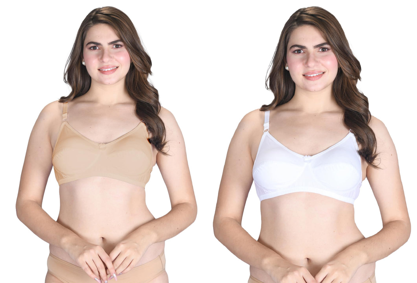 Pack Of 2 Venus Sweat Absorbent Concent Bra With Adjustable Strap