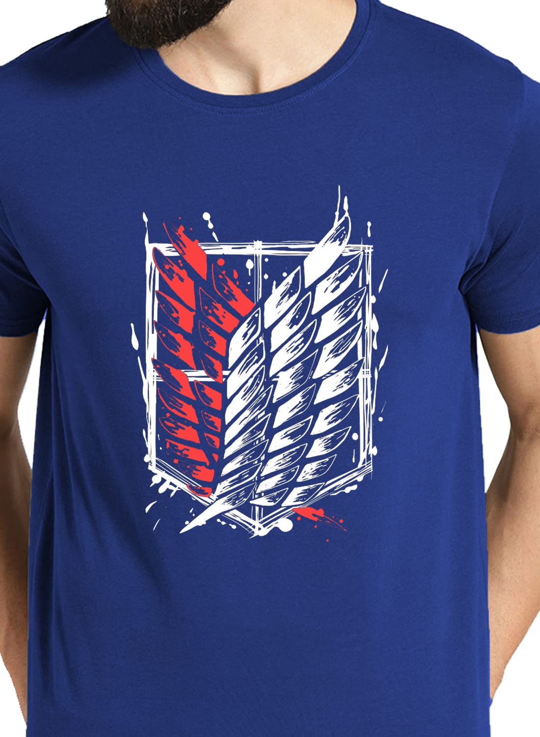 ADRO Mens Attack on Titan Cotton T-Shirt (M)