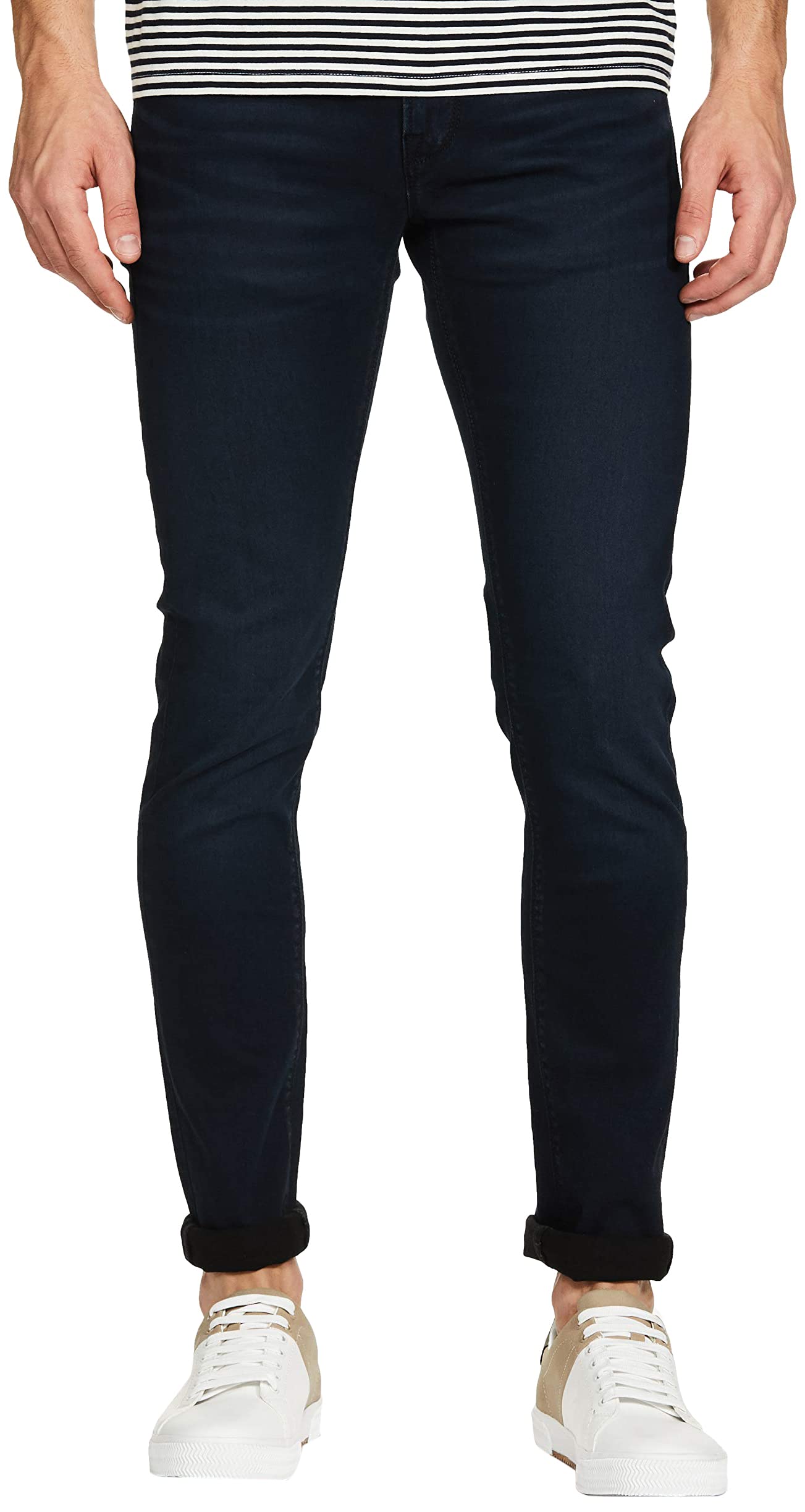 Pepe Jeans MenS Chino Slim Jeans (Pm206197R193_Blue Black_32)