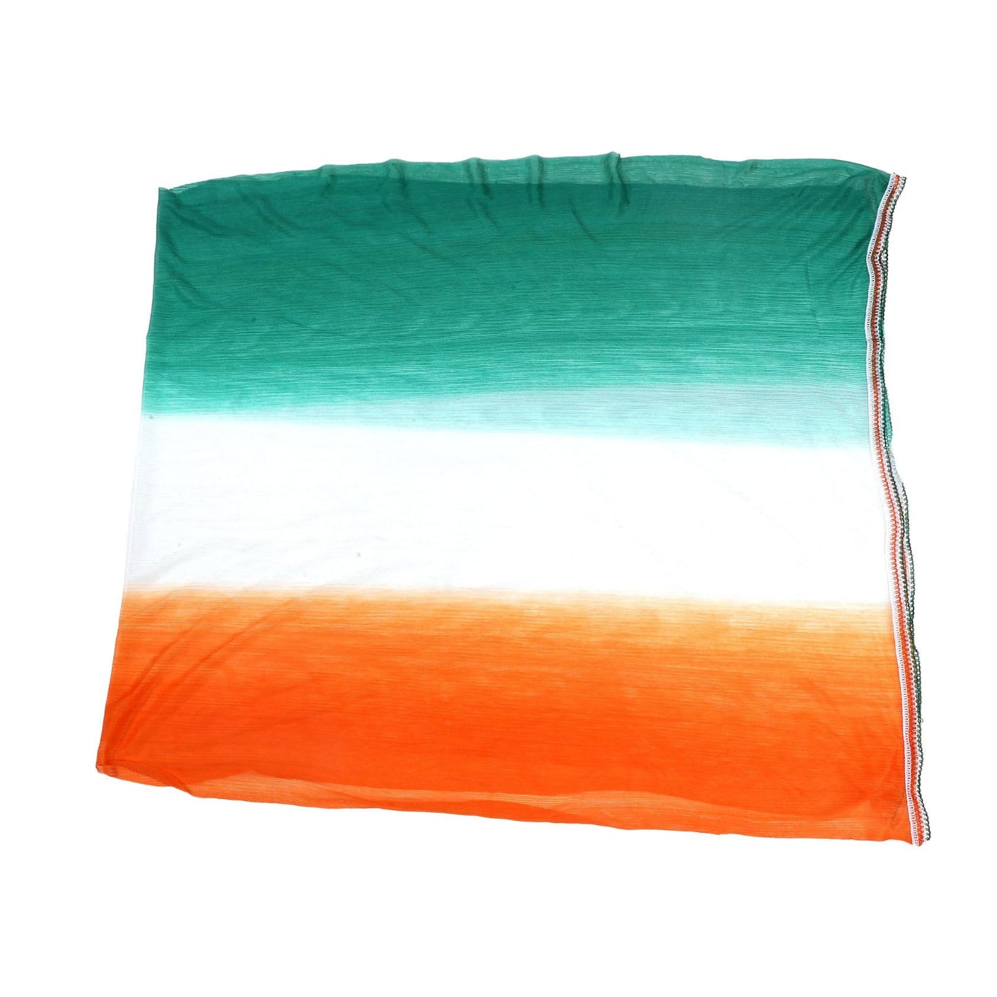 Fabme Women'S Tricolor/Tiranga Dupatta With Lace Border - For Republic Day/Independence Day
