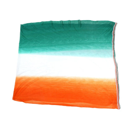 Fabme Women'S Tricolor/Tiranga Dupatta With Lace Border - For Republic Day/Independence Day