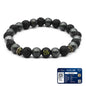 Astrotalk Wealth OM Bracelet | Citrine & Raw Pyrite | Healing Crystals for Wealth & Abundance | OM Symbol for Prosperity | Astrology Bracelet for Men & Women | Certificate of Authenticity
