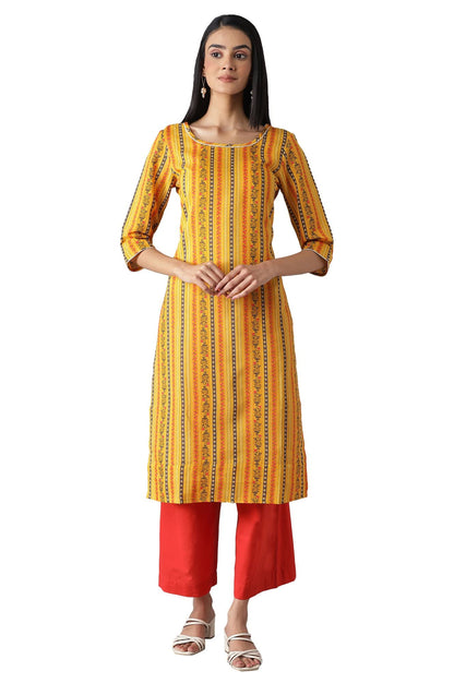 Aurelia Women's Polyester Regular Kurta & Cullote