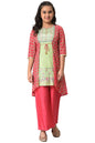 Aurelia Girls Gillet-Kurta-Straight Palazzo-