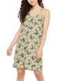Clovia Women'S Printed Beachdress (Rw0005P11_Green_L)