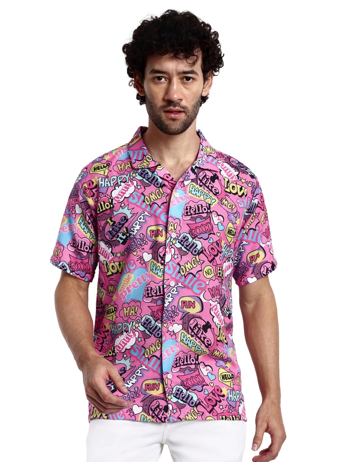 Leriya Fashion MenS Shirts || Printed Rayon Fancy Shirts For Boys || Cool Shirts || Daily, Beach Wear, Festive Shirt For Men ||