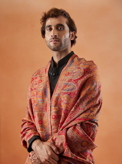 Pashmoda Men Shahi Mehfil Kaani Shawl (Size: 101x203 Cm)