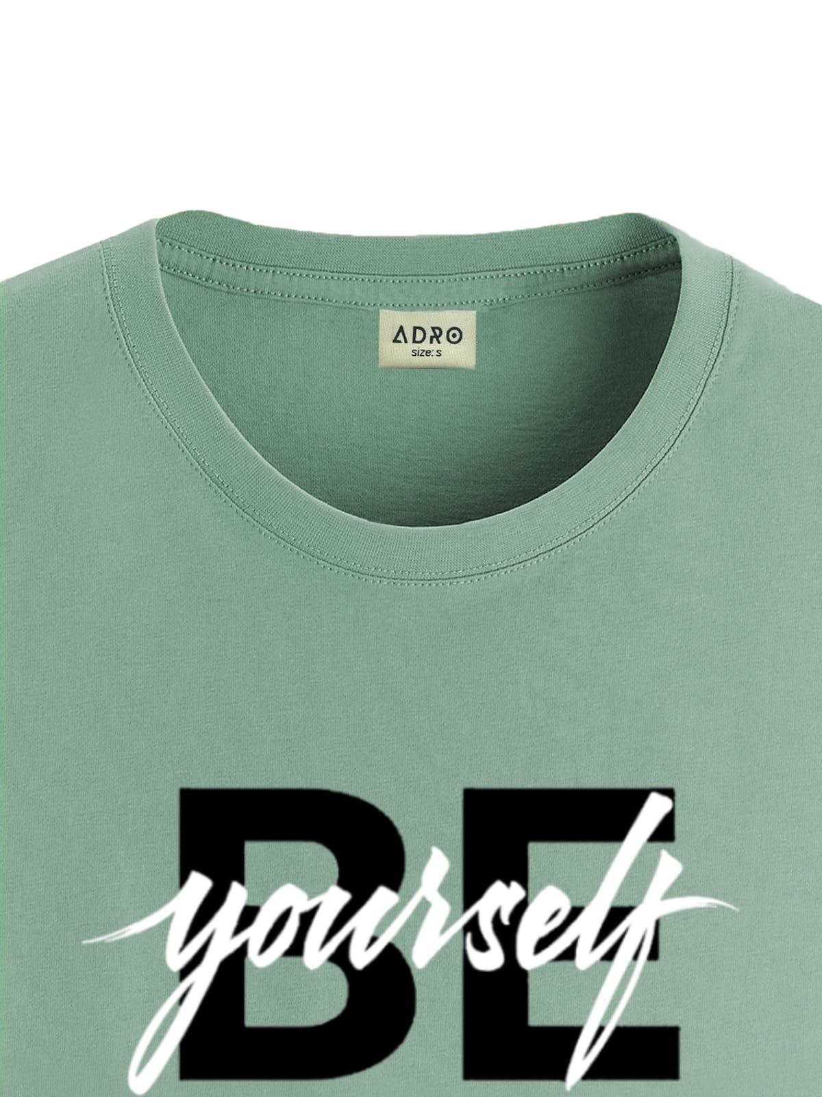 ADRO Tshirt for Men | Printed T Shirt for Men | 100% Cotton T-Shirt |Printed T Shirt | T-Shirts | RN24-BYO-PT-L Pista