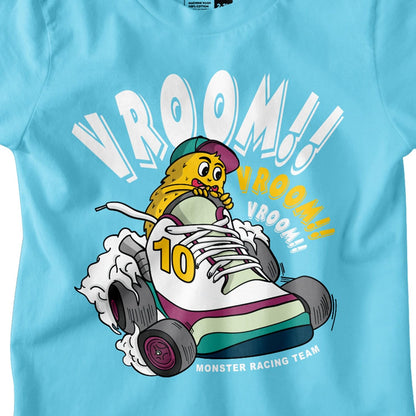 Bon Organik Boys Regular Fit T-Shirt (BON12163_Blue