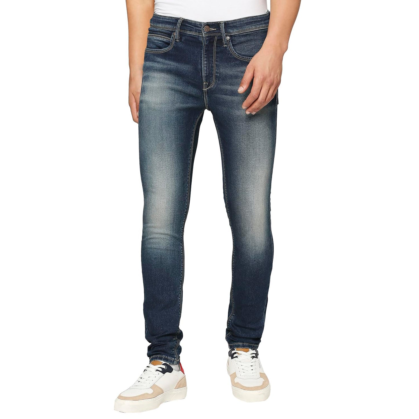 Pepe Jeans MenS Skinny Jeans (Pm207483Q031_Dark Used Indigo Blue