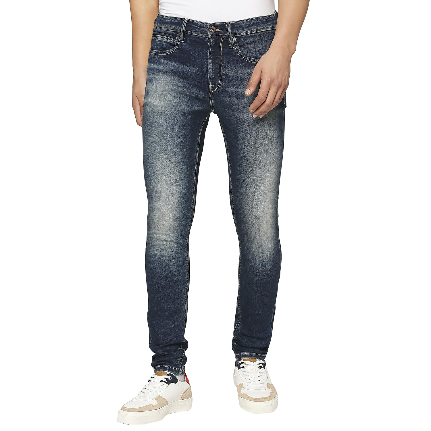 Pepe Jeans MenS Skinny Jeans (Pm207483Q031_Dark Used Indigo Blue